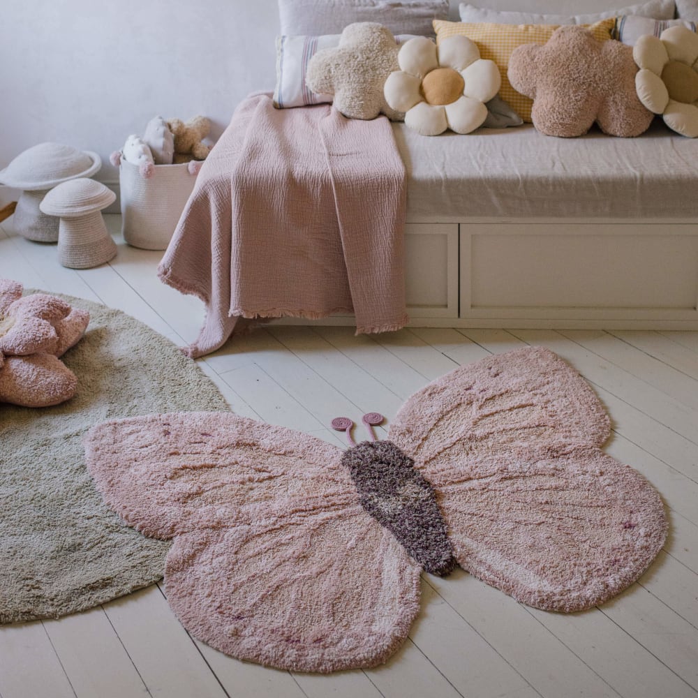 Tapis d'animaux lavable bébé papillon - Maisons du Monde