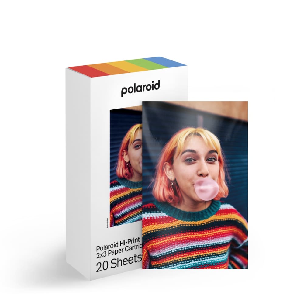 Polaroid Papier photo hi·print 2×3 paper cartridge Blanc Pvc - Poly Chlorure De Vinyle
