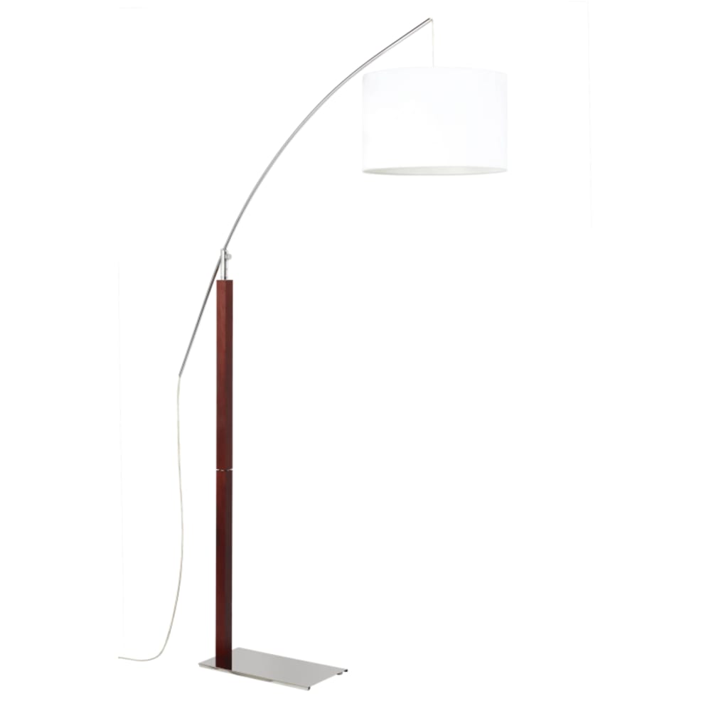 Lampadaire design en bois marron — vue 4