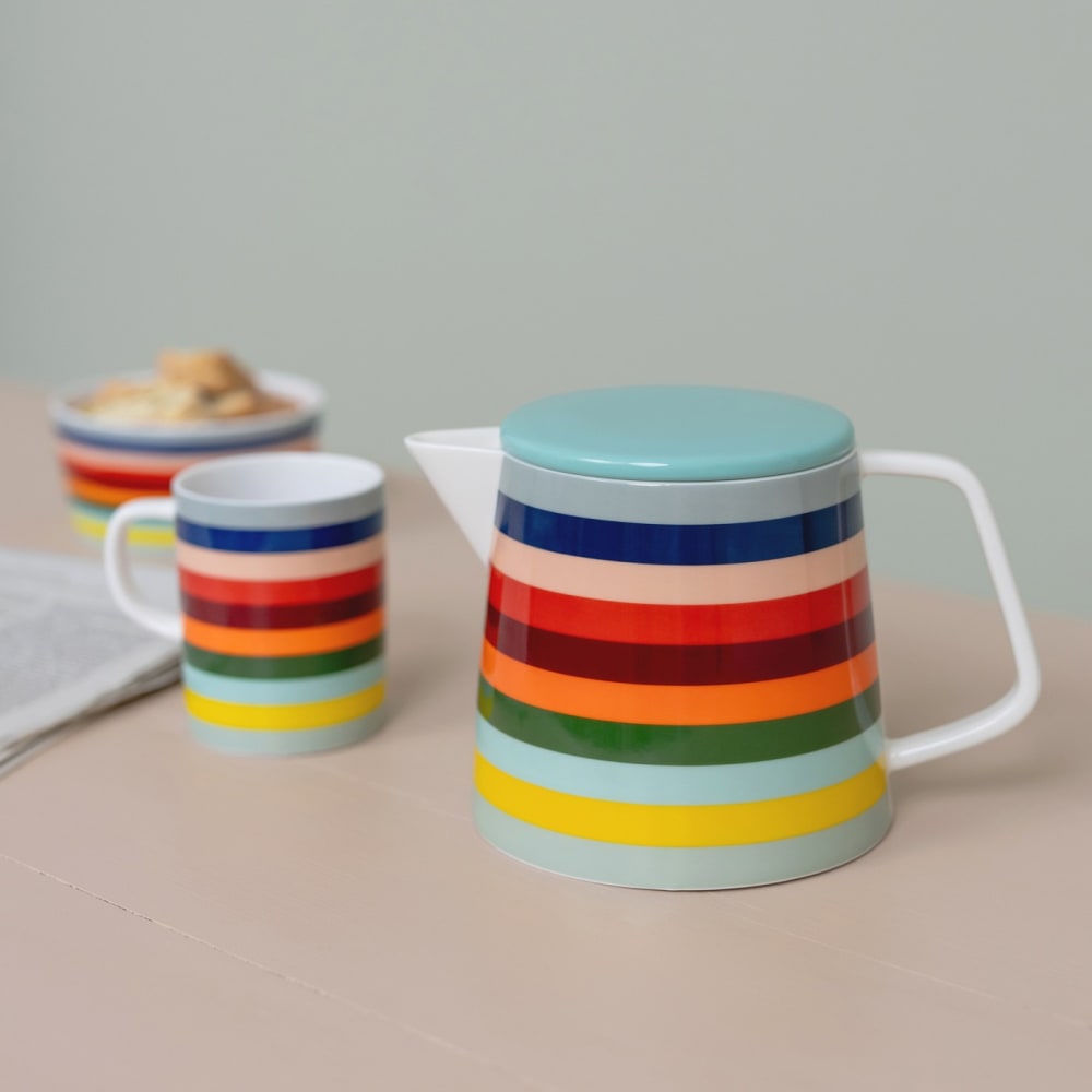 Théière en porcelaine multicolore 1,2l - Maisons du Monde
