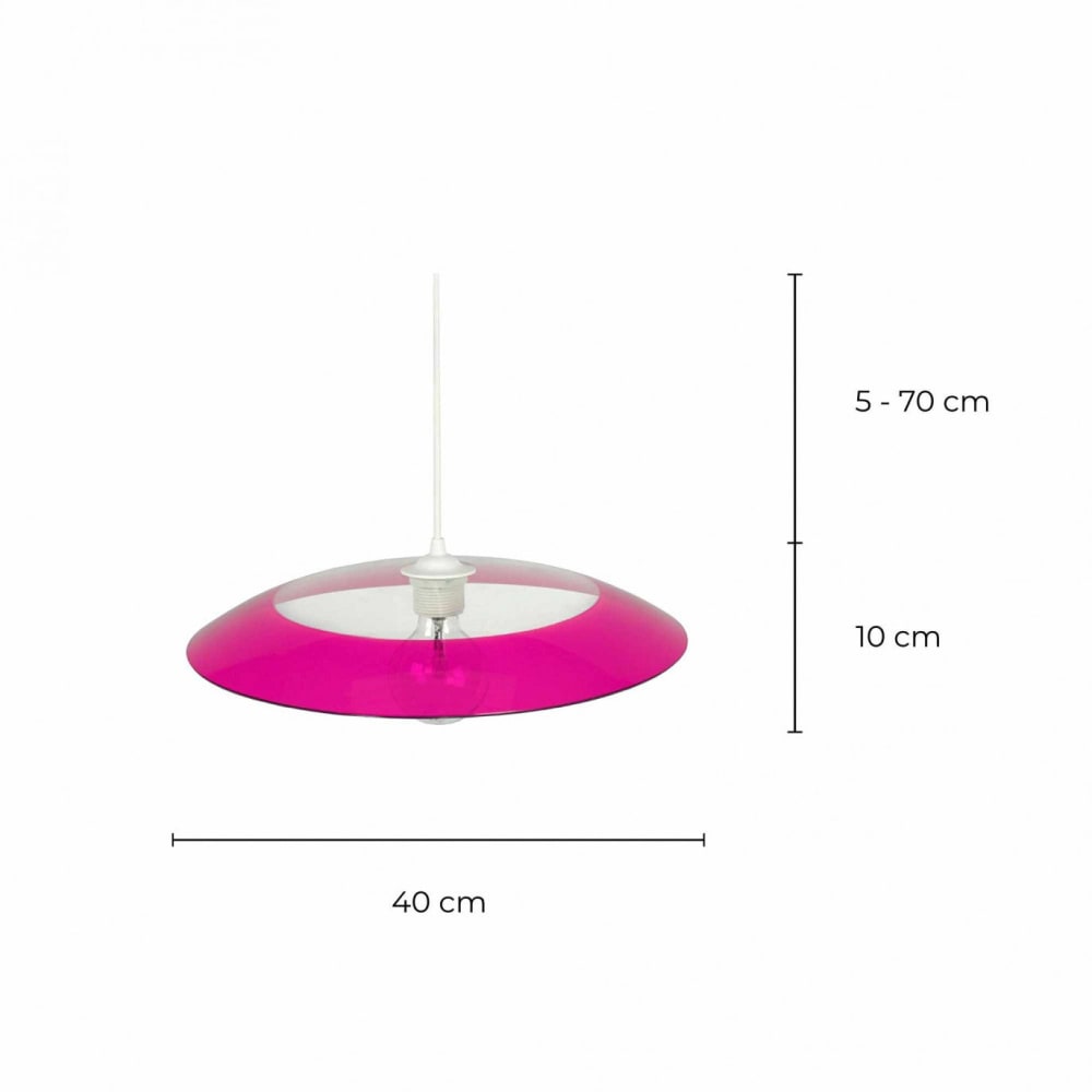 Suspension en verre transparent et — vue 4