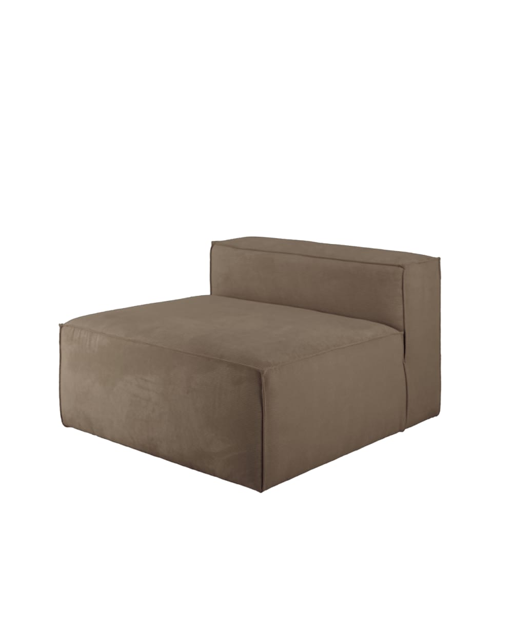 fauteuil en velours côtelé