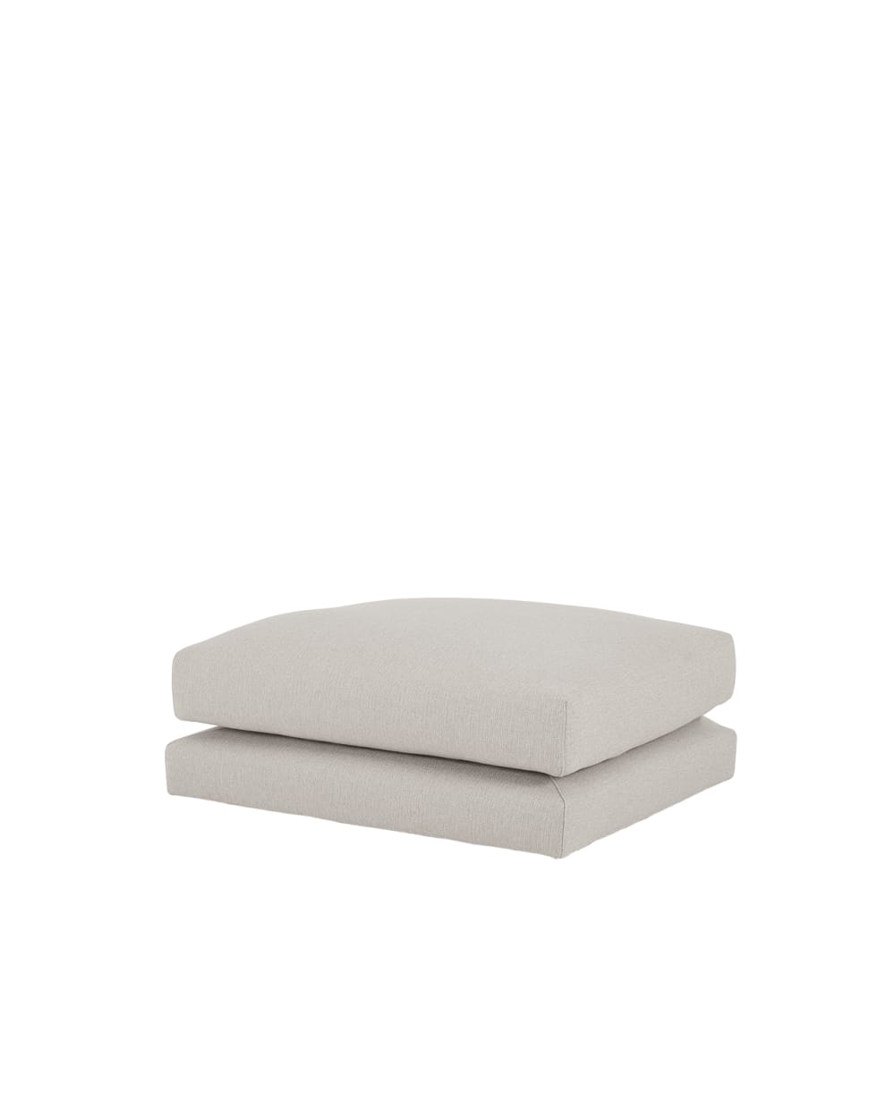 pouf gris clair 97x80cm