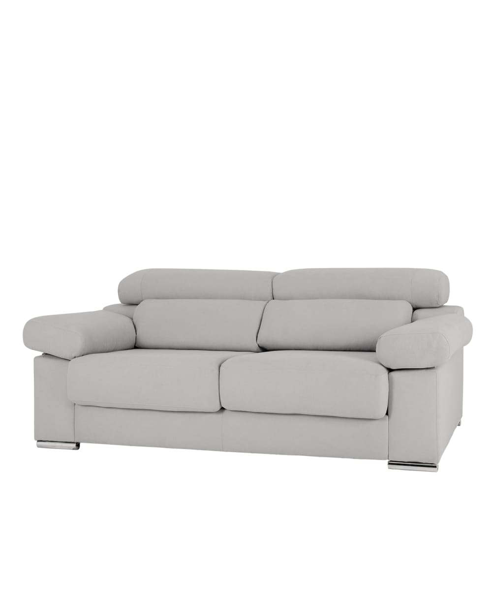 Canapé 3/4 places couleur gris clair 215cm