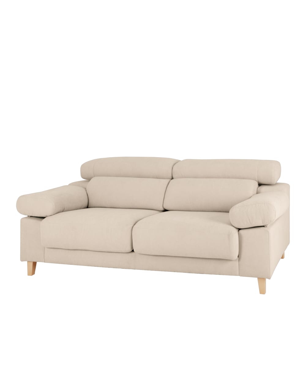 Canapé 3/4 places couleur beige 215cm