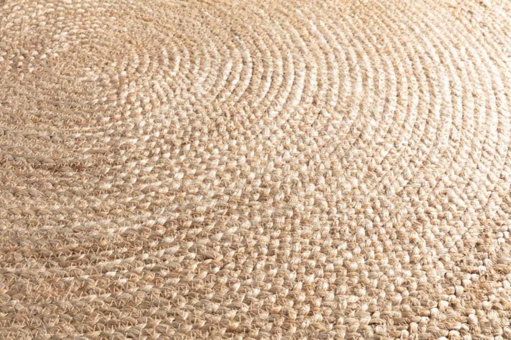 Tapis rond en jute naturelle 90 x 90 cm — vue 4
