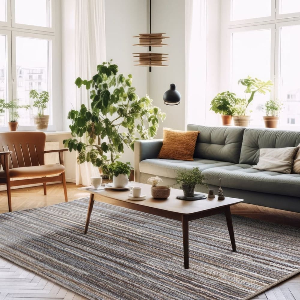 Tapis en fibres recyclées 160 x 230 cm - Maisons du Monde