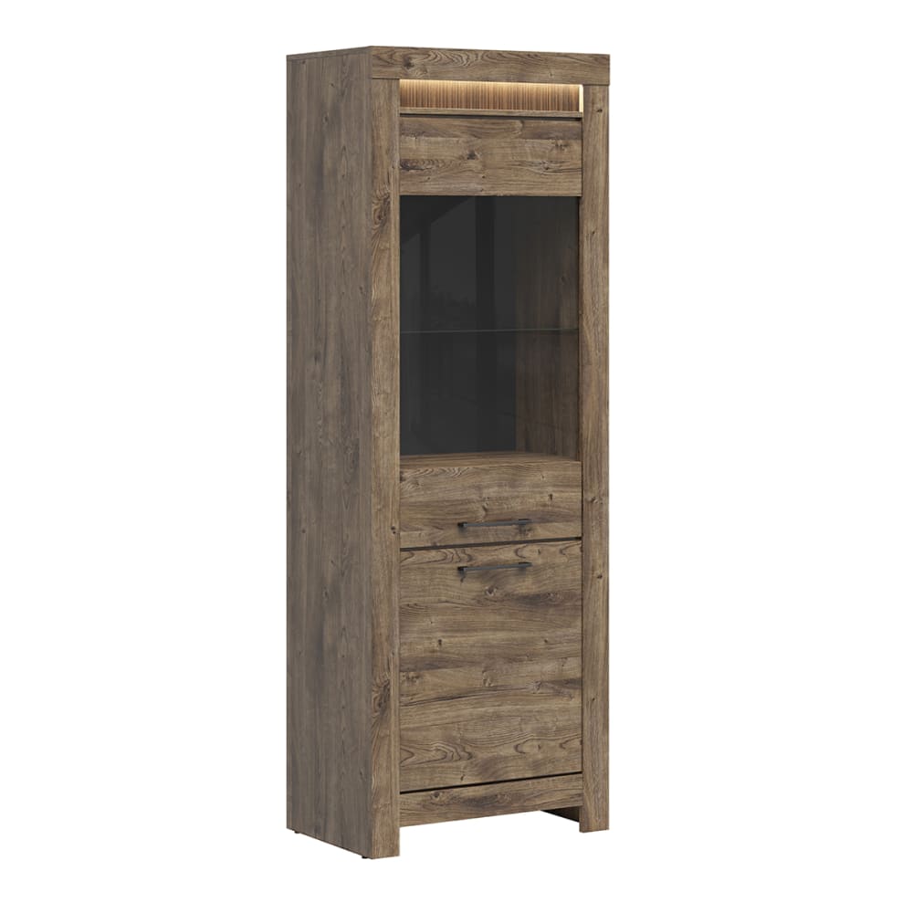Vitrine mit 2 Türen LED inklusive MDF Holz - Maisons Du Monde