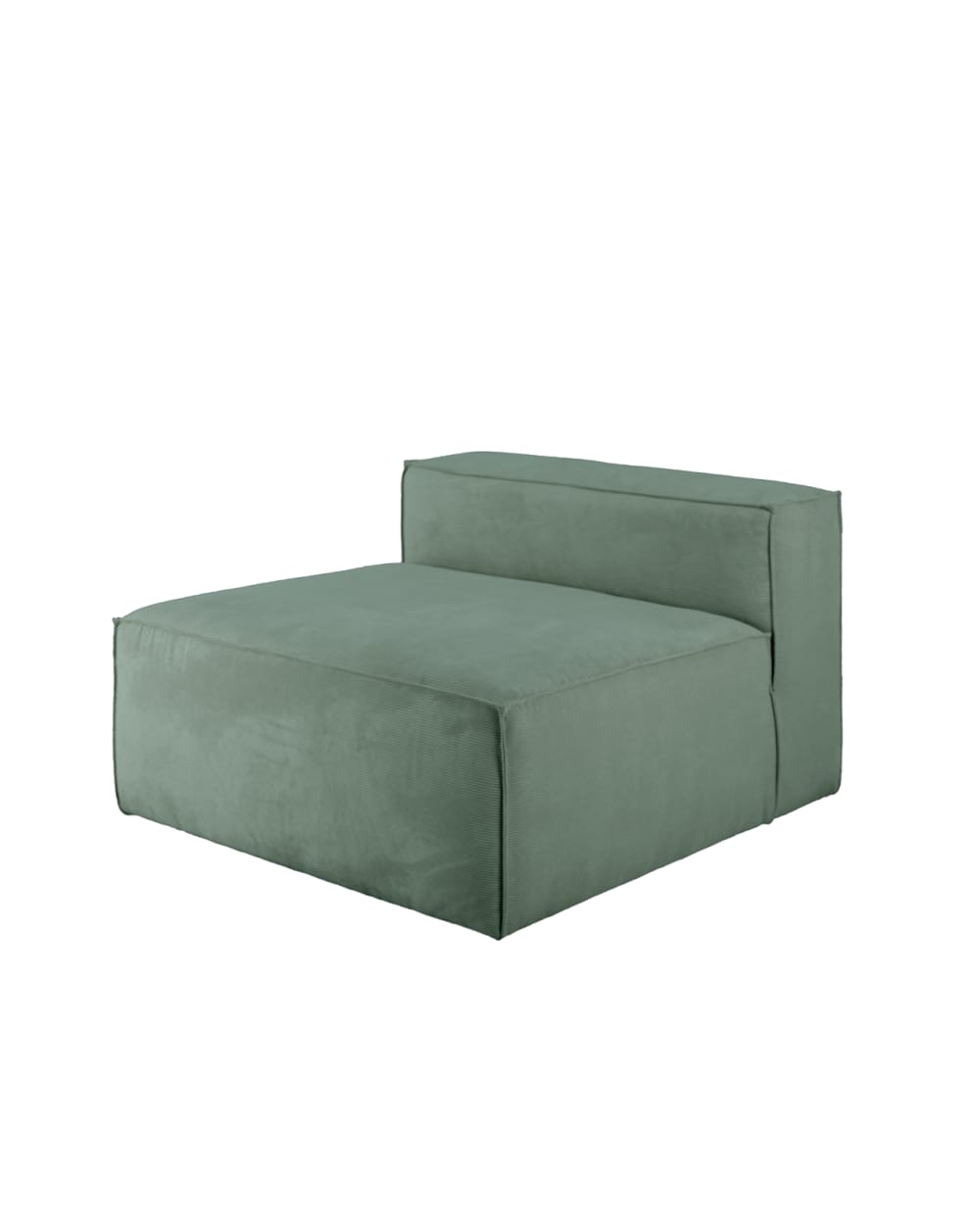 fauteuil en velours côtelé