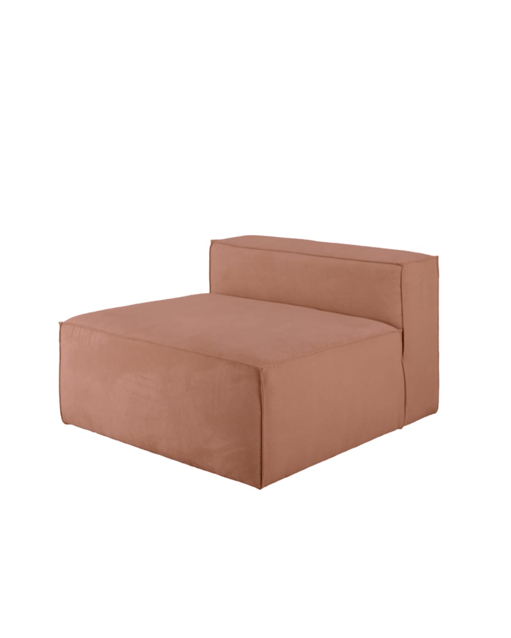 fauteuil en velours côtelé