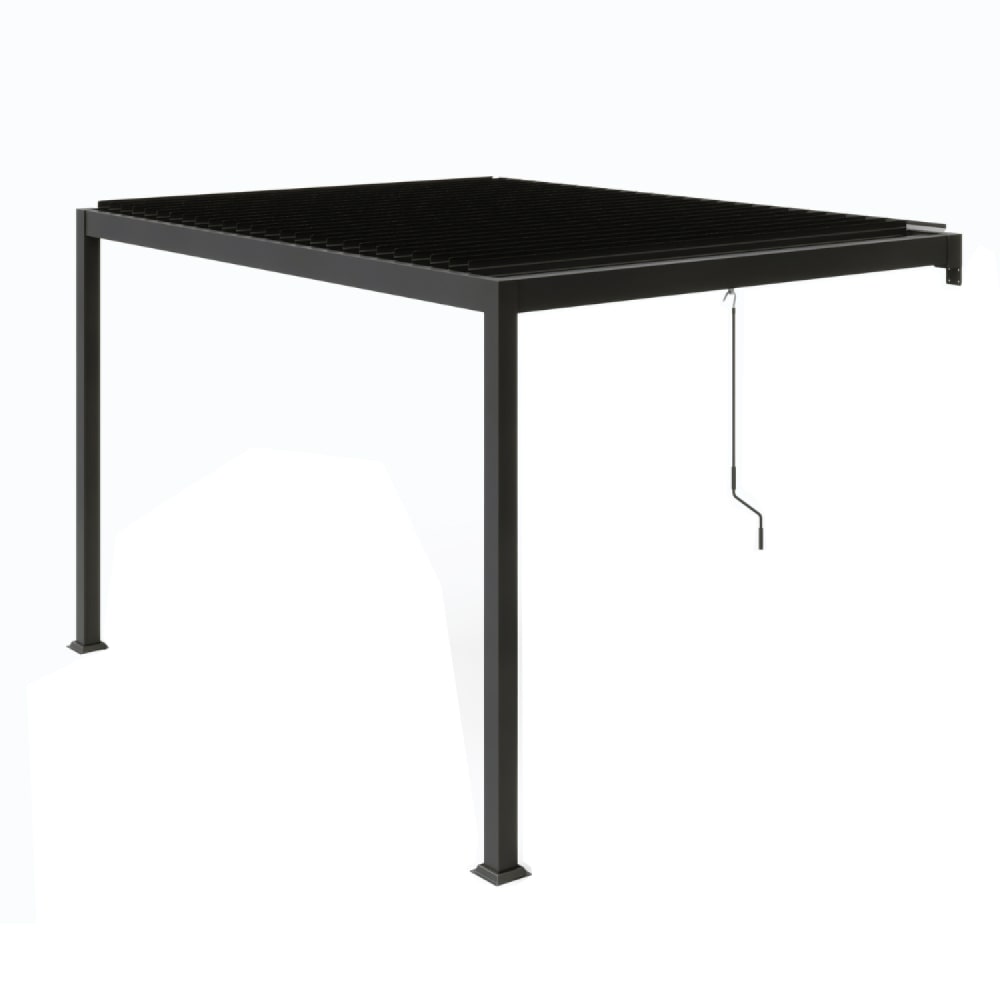 Pergola bioclimatique adossée 3x4 m