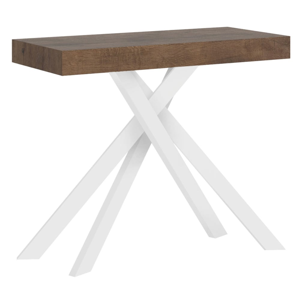 Console extensible 90x40/300 - noyer