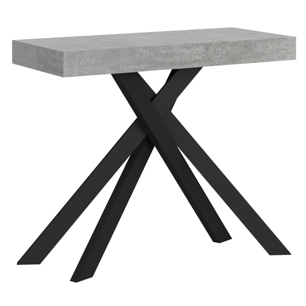 Console extensible 90x40/196 - effet bois