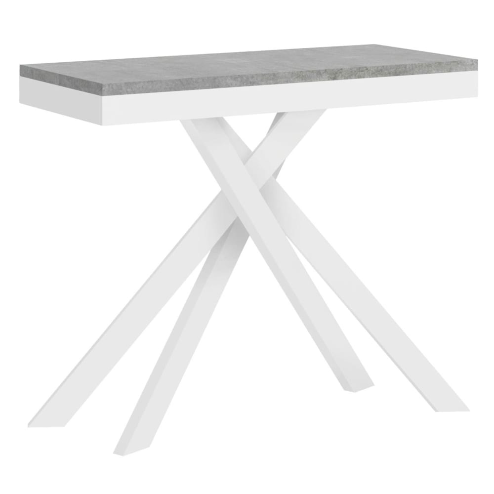 Console extensible 90x40/300 - effet bois