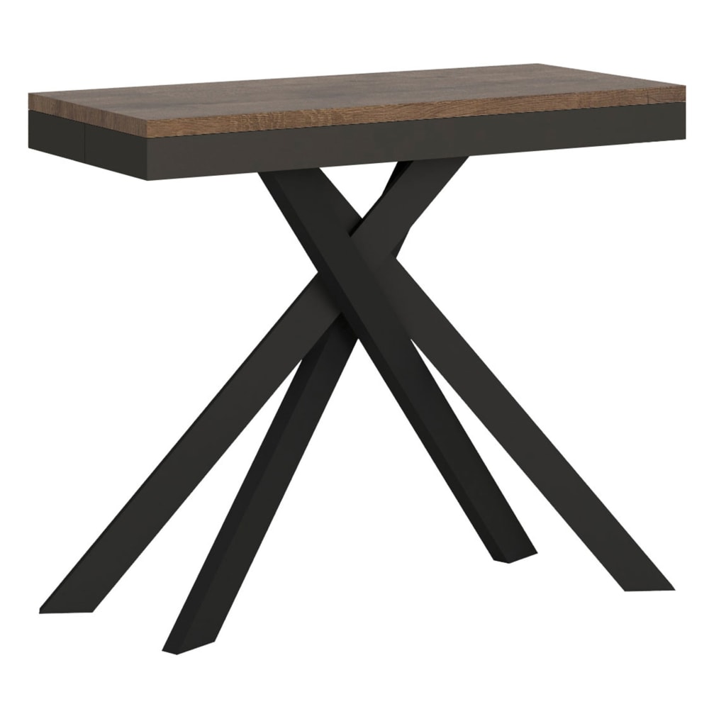 console extensible 90x40/196 - noyer