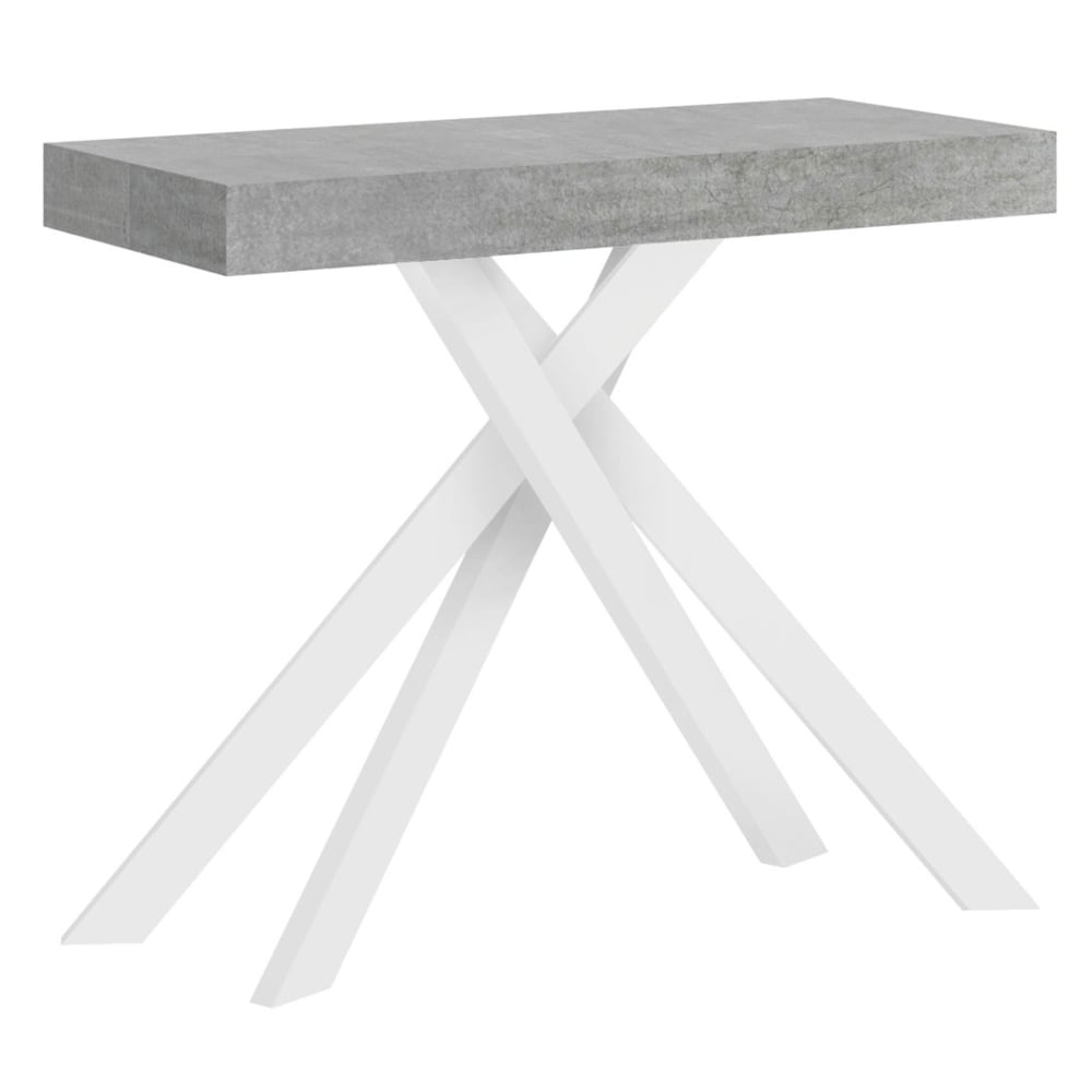 Console extensible 90x40/300 - effet bois