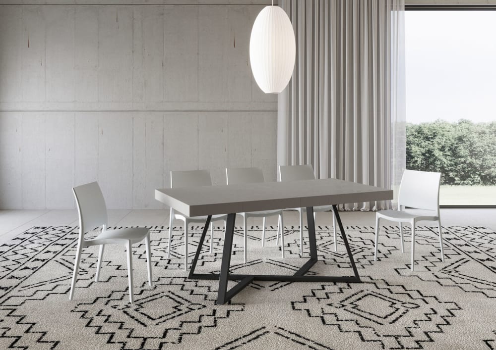 Ausziehtisch 90x180/440 cm in Holzoptik, Cashmere - Maisons Du
