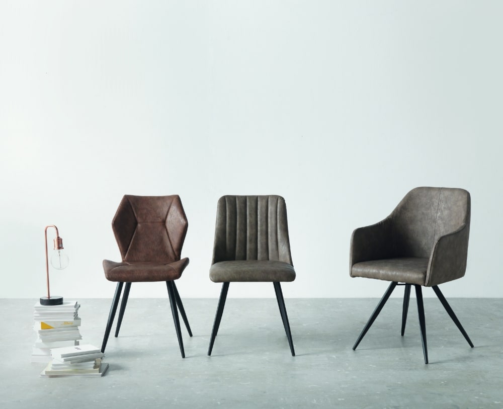 Gepolsterter Sessel taupe Farbe Metall Beine  schwarz - Maisons