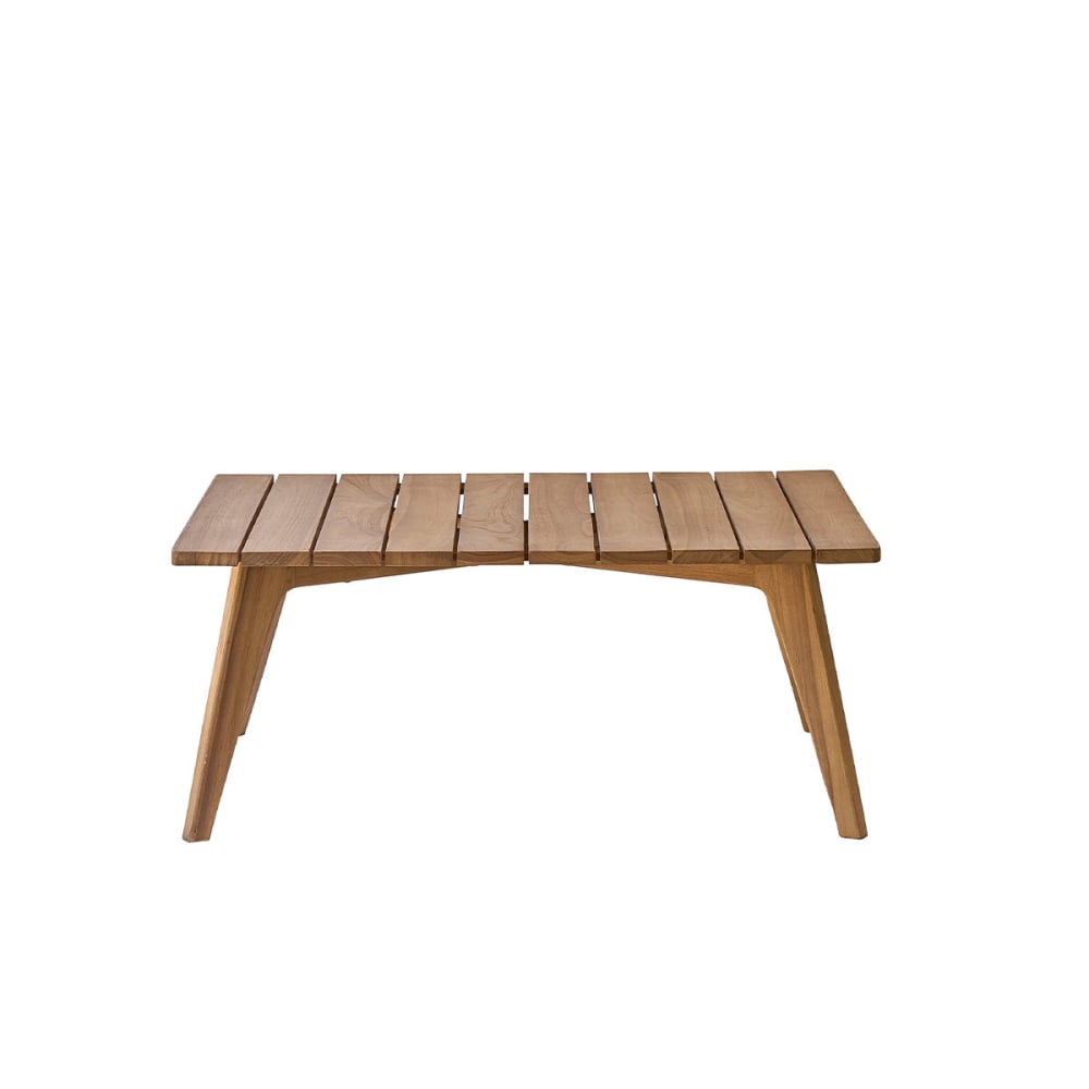 Table basse de jardin en teck massif