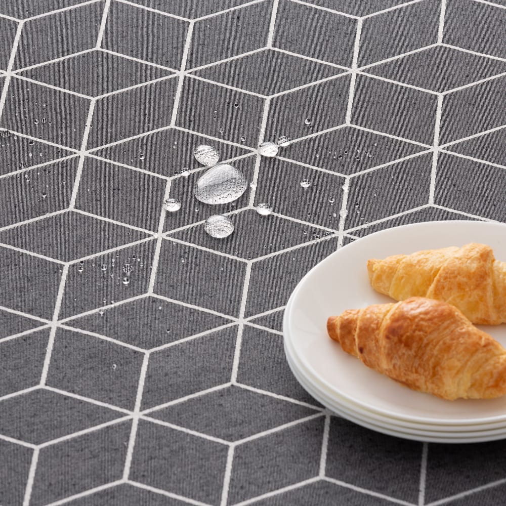 Wasserdichte Tischdecke, geometrische Muster aus Baumwolle,