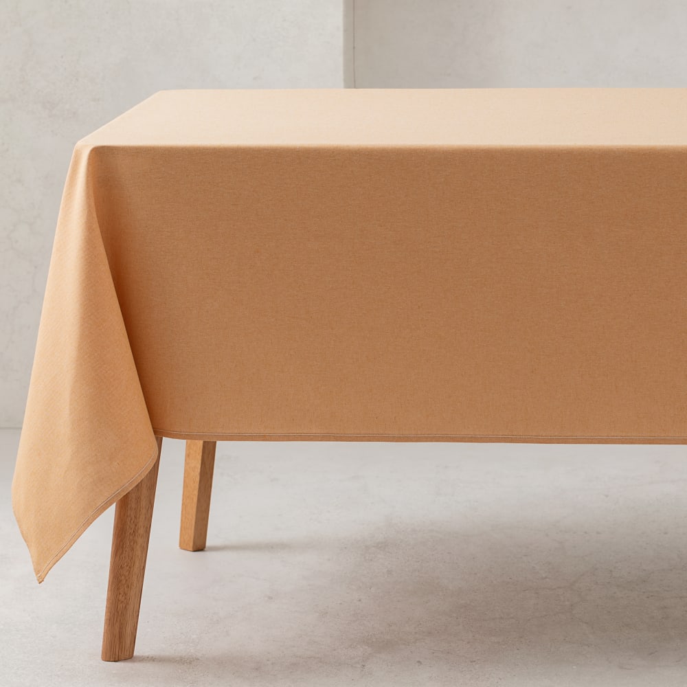 Gamusi Tischdecke aus 100% Bio-Baumwolle, Senf 140x240cm style modern Gelb Baumwolle