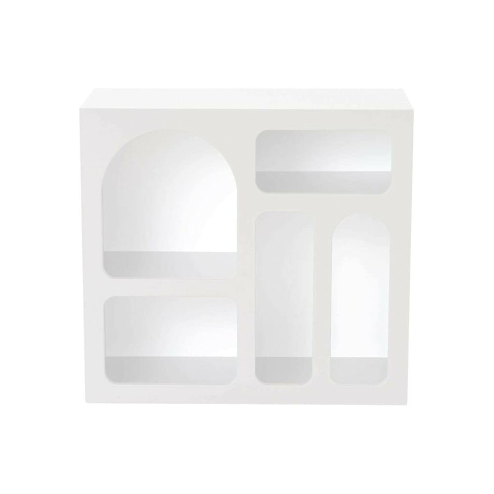 Buffet effet bois blanc 80x35 cm