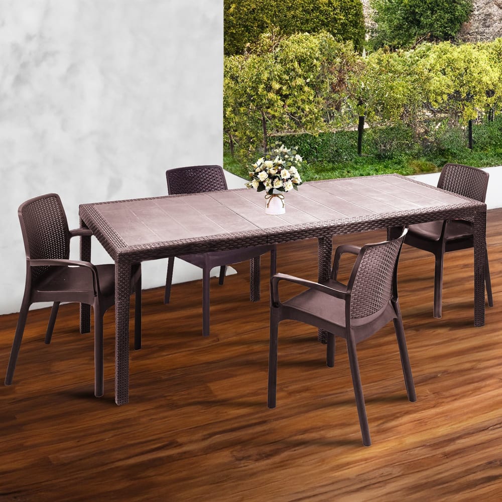 Set salon d'extérieur marron 0x0h0 cm - Maisons du Monde
