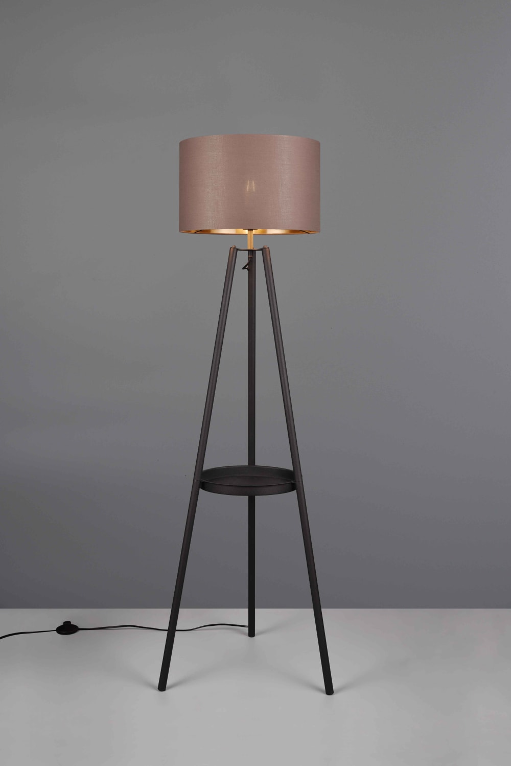 Lampadaire design en métal noir — vue 4