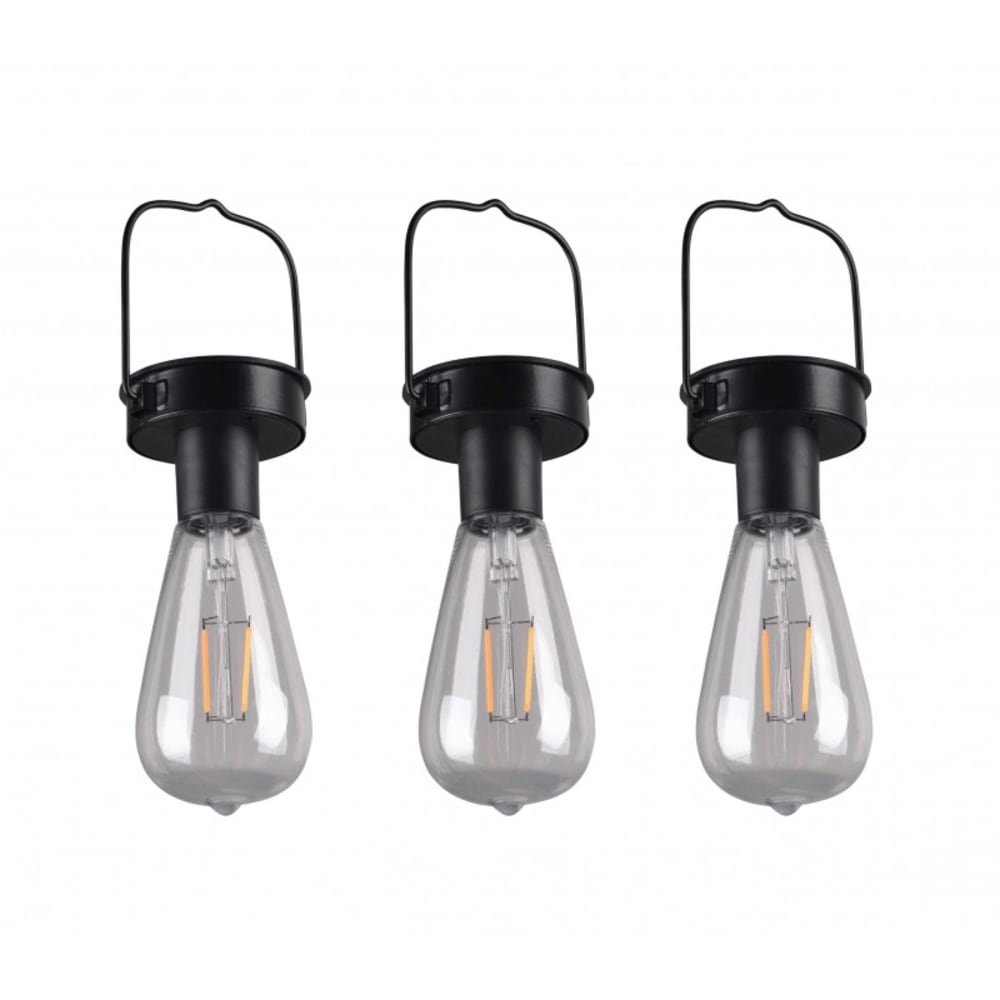 Luminaires de jardin en métal noir