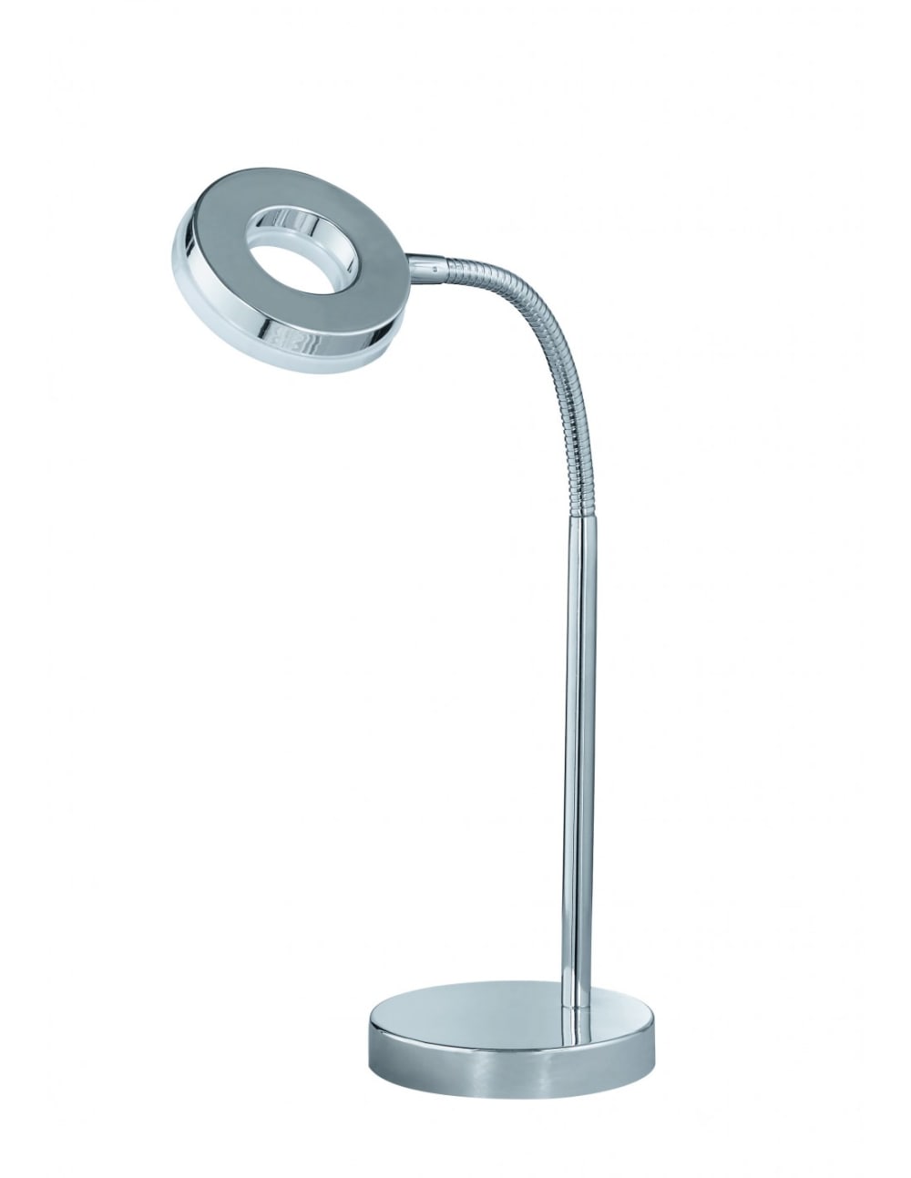 Lampe design en métal chrome — vue 3