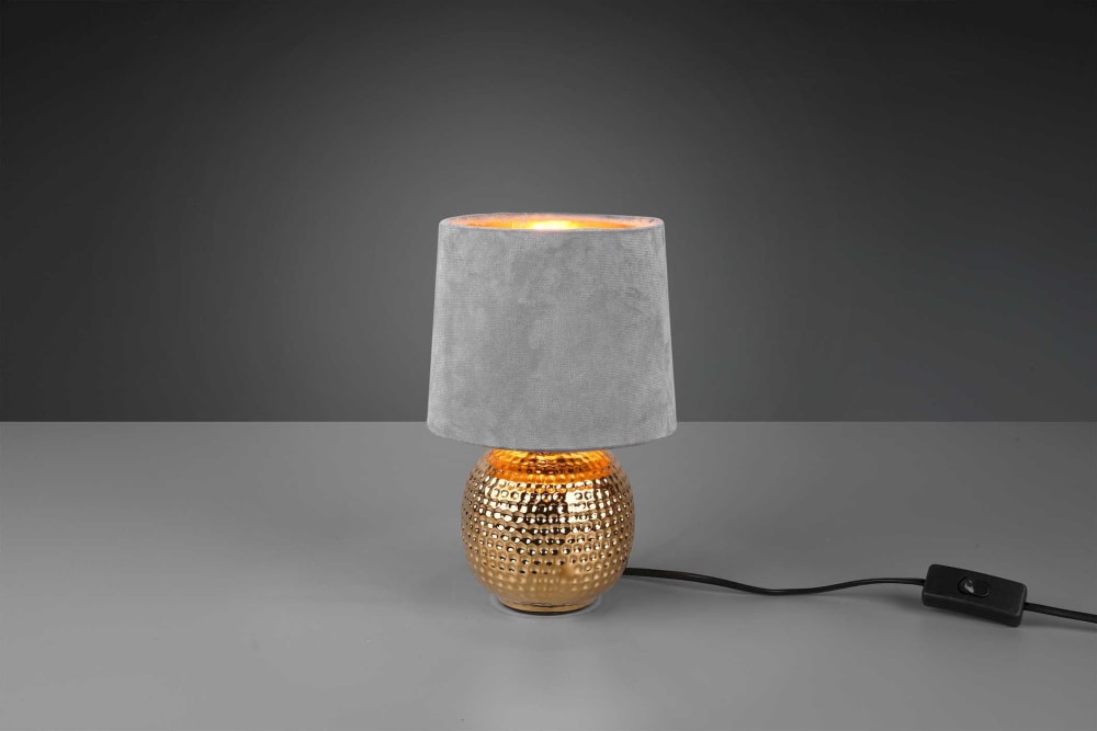 Lampe design en céramique gris - Maisons du Monde