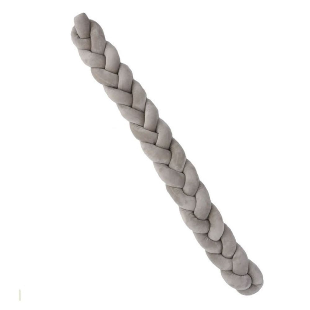 Tour de lit coussin  gris 150x11cm