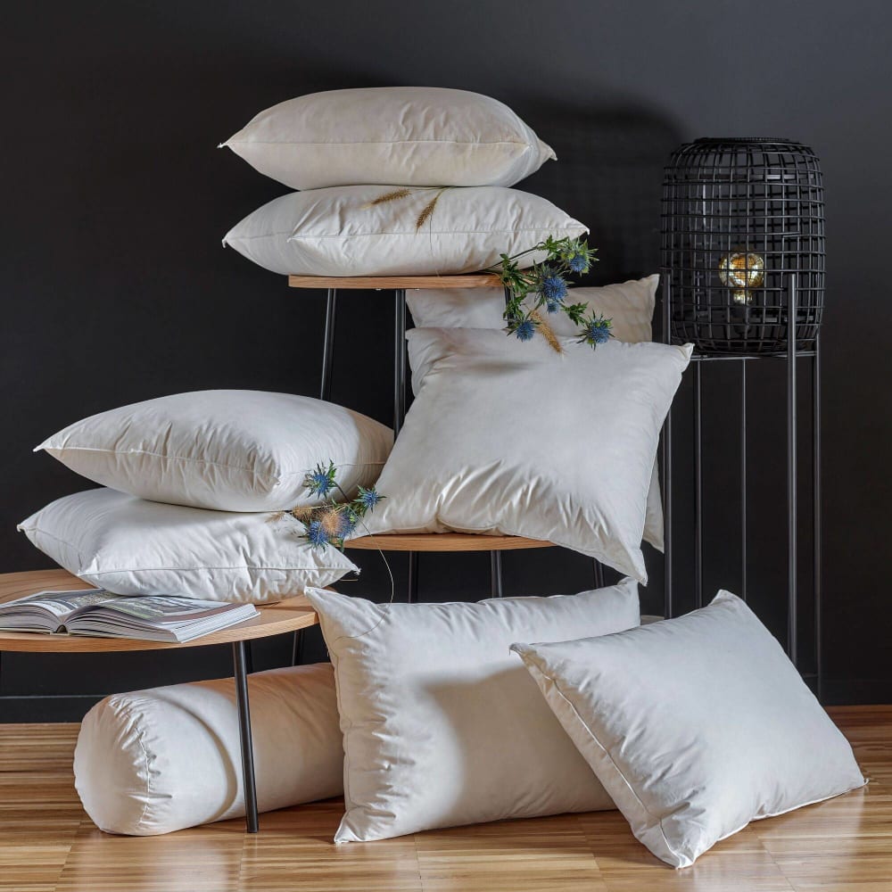 Traversin moelleux en duvet et percale bio Largeur 160 cm - Maisons du Monde