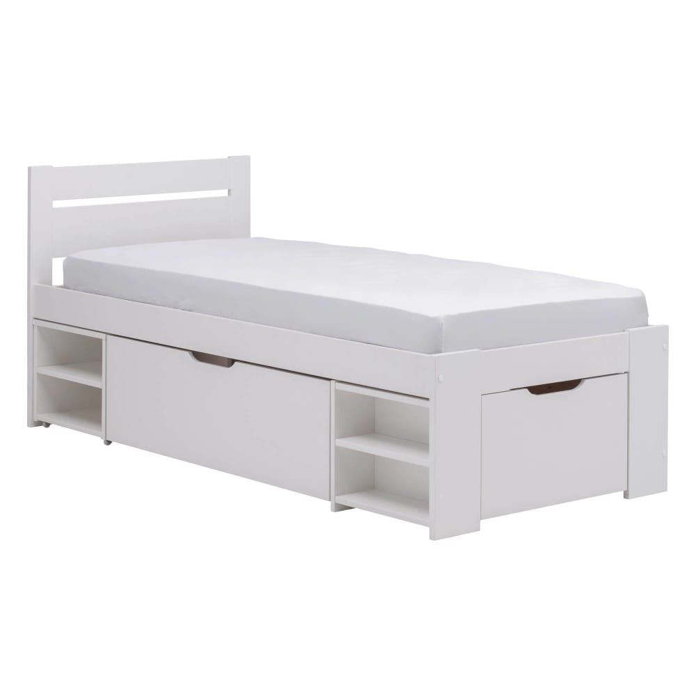 CAMIF - Lit enfant et ses 3 tiroirs en bois blanc