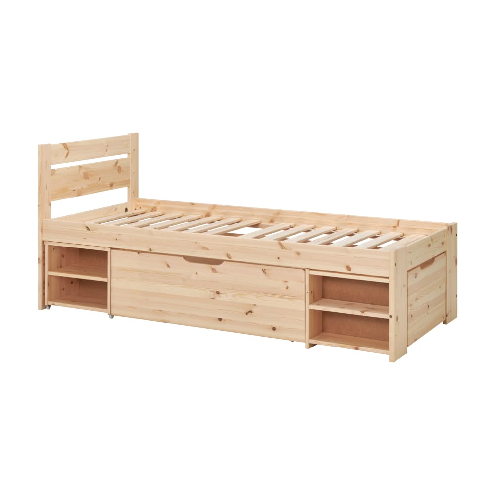 CAMIF - Lit enfant et ses 3 tiroirs en bois naturel