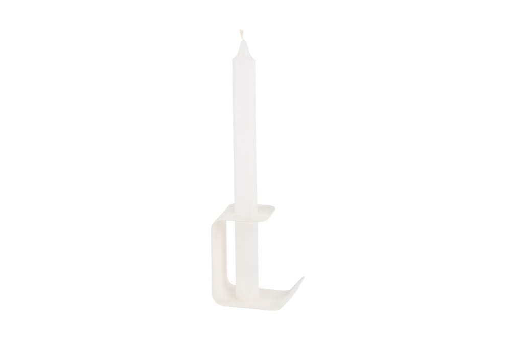 noo.ma noo.ma Kerzenständer Flec Stahl 7,5 x 5 x 8,5 cm style modern Beige Stahl