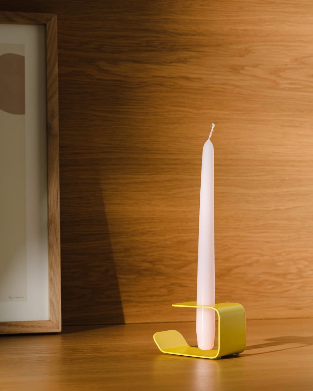Noo.ma bougeoir flec acier 7,5x5x8,5 cm