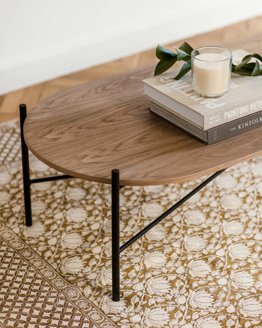 Toglan table basse 115 x 50 x 32 cm acier peint
