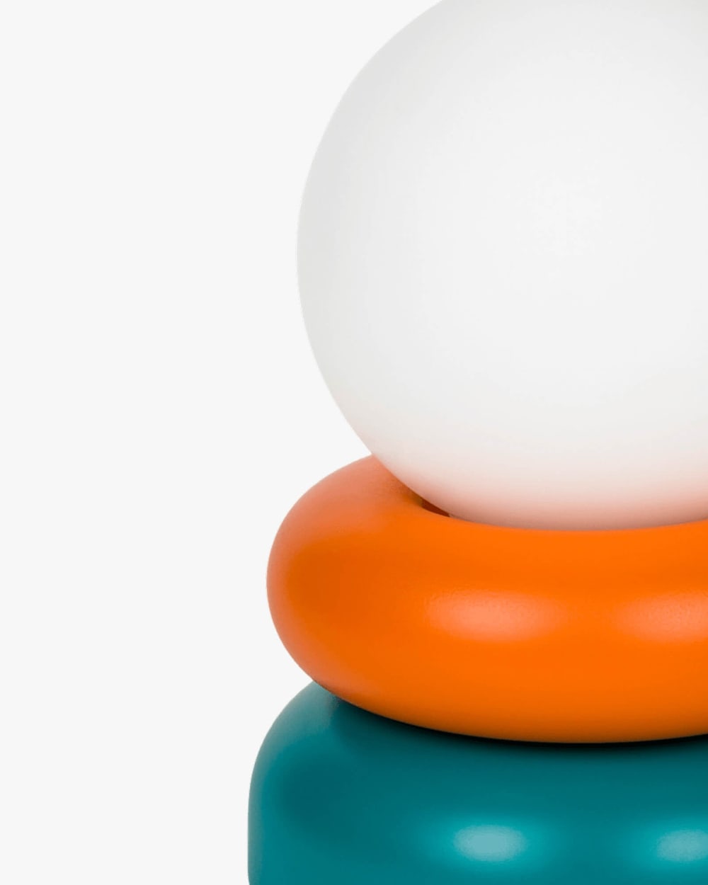 Noo.ma lampe de chevet otem 24 cm, design moderne — vue 4