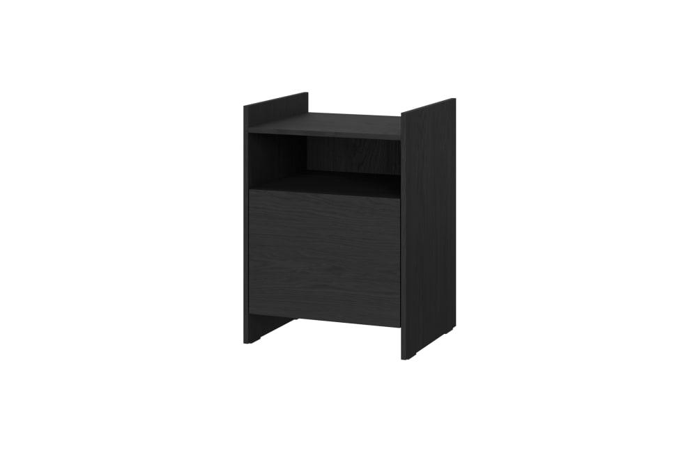 noo.ma noo.ma Toopt Nachttisch Eiche 40x35x55 cm style modern Schwarz Holz