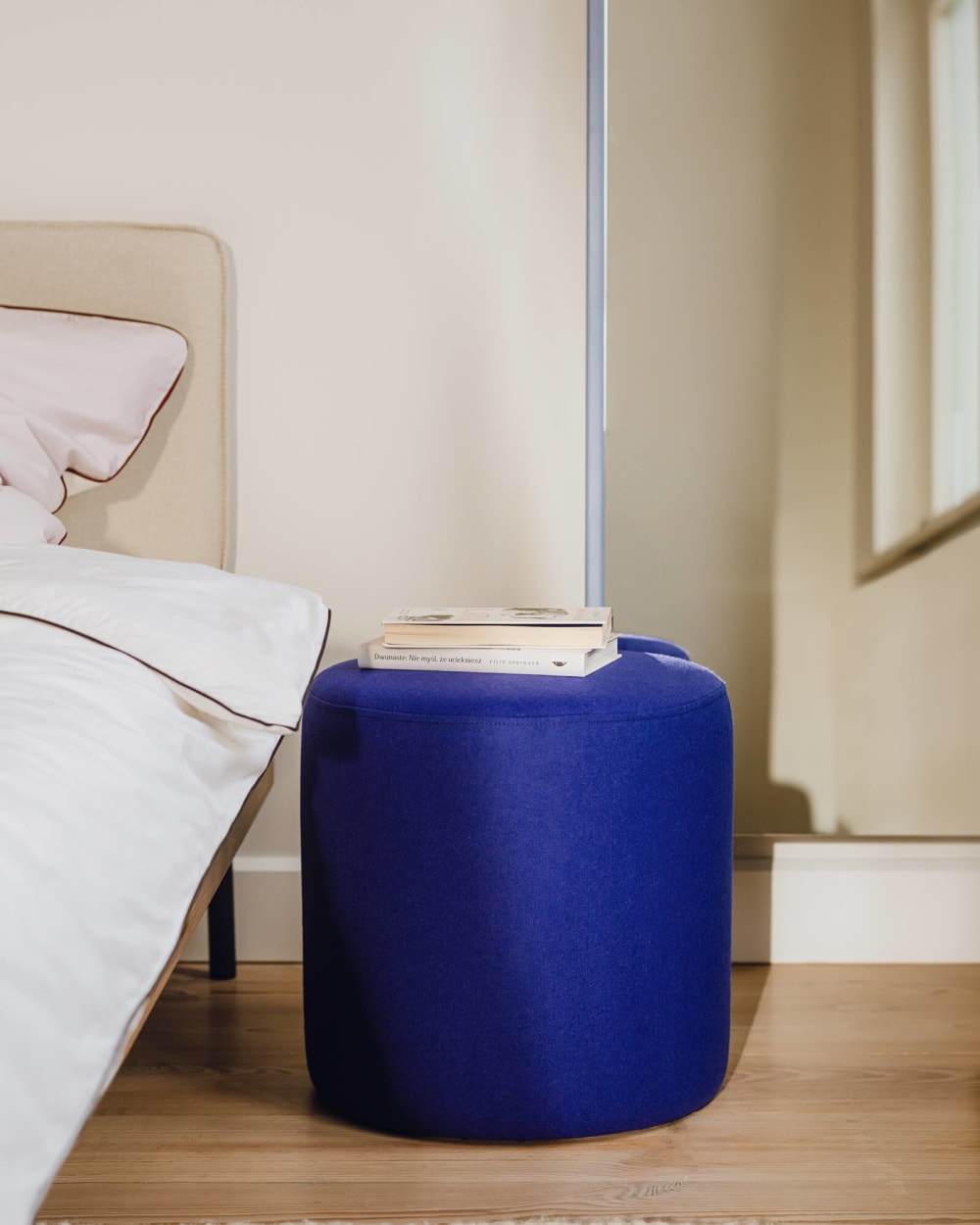 Noo.ma pouf carré fixe 40 x 40 x 40 cm - Maisons du Monde