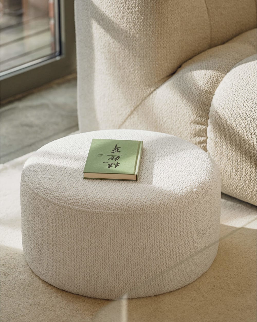 Pouf carré folk 50 x 50 x 25 cm - noo.ma - Maisons du Monde