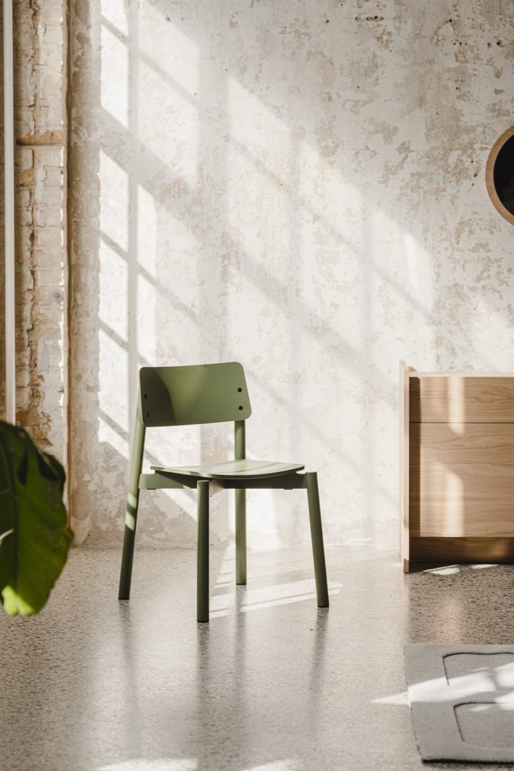 Chaise en bois de hêtre,