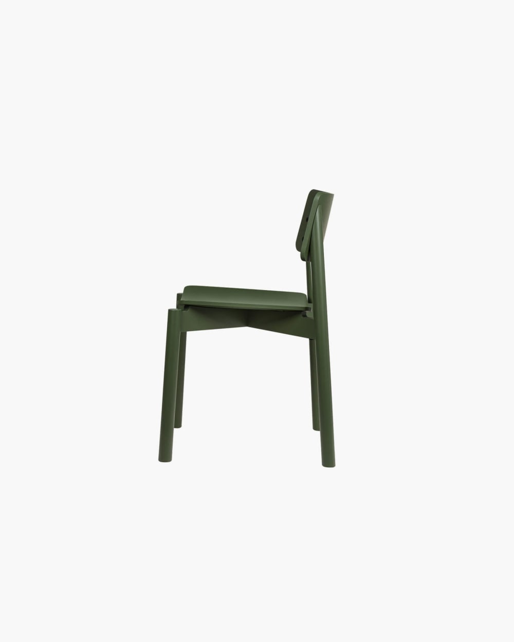 Chaise en hêtre design moderne 51,6x53,8x80,2 cm