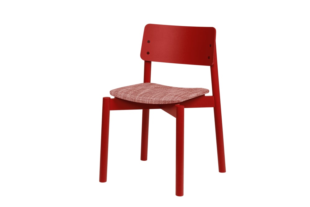 noo.ma Stuhl aus Buchenholz, modernes Design, 51,6 x 53,8 x 80,2 cm style modern Braun