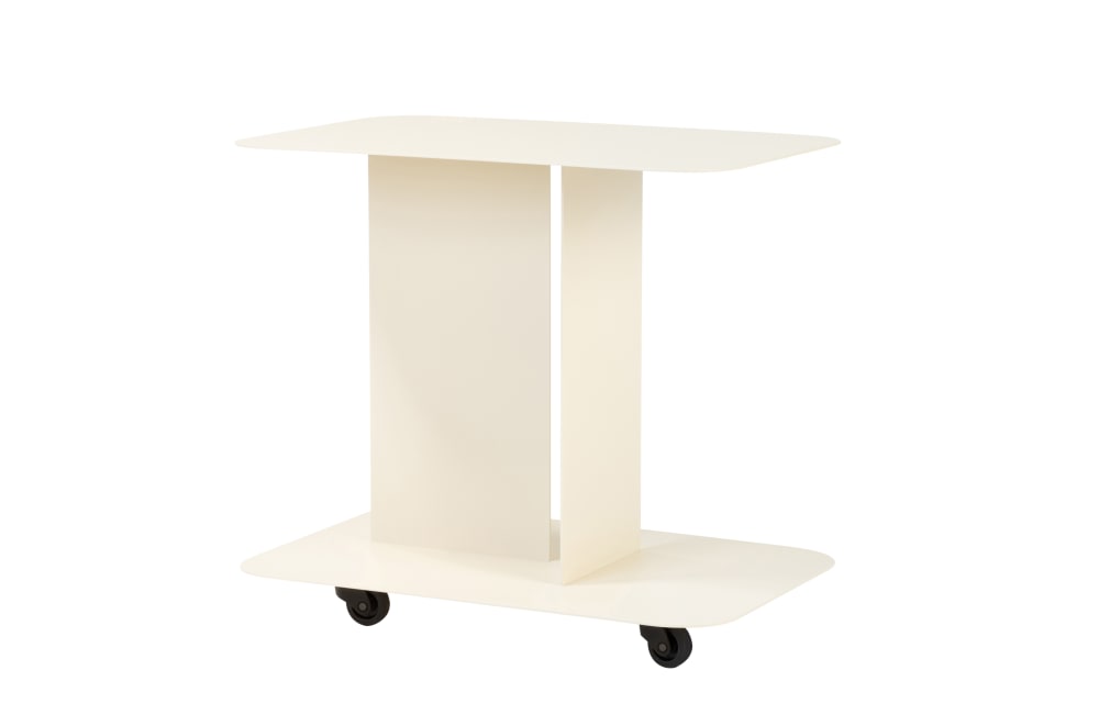noo.ma HO Trolley Metallwagen matt 60 x 40 x 54 cm style modern Beige Metall