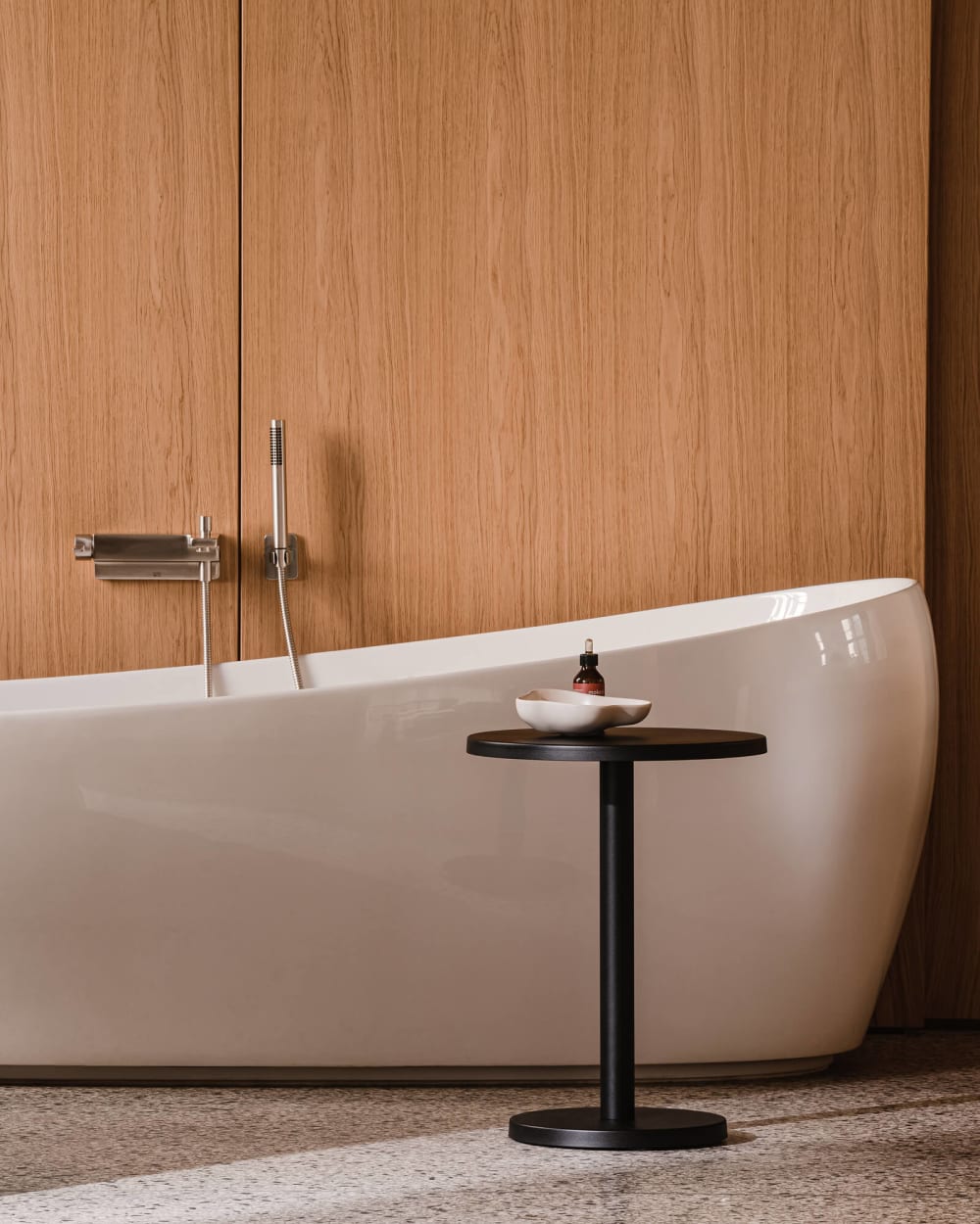 Table d'appoint odo haute en acier - Maisons du Monde