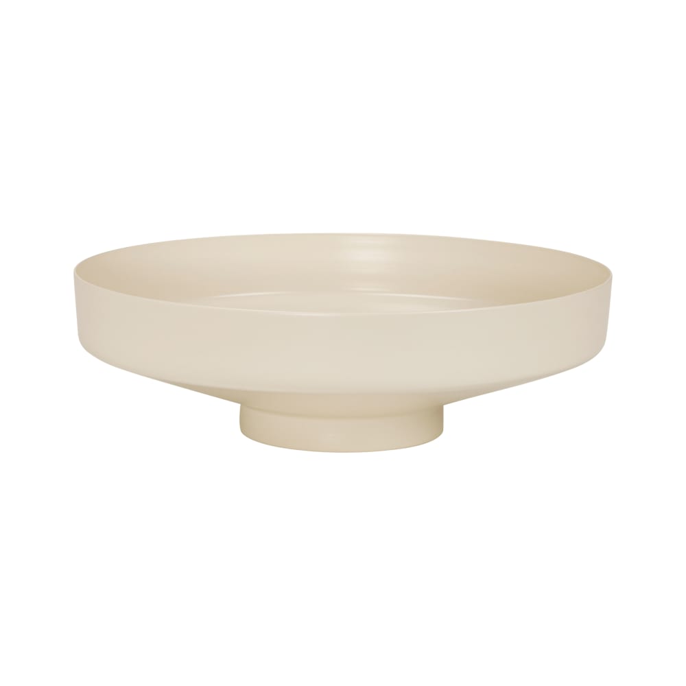 Noo.ma vilu schale 26 x 26 x 8 cm - céramique beige