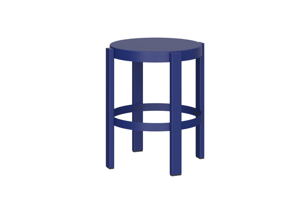 Noo.ma tabouret rond en acier 35 x 35 x 45 cm Noo.ma tabouret rond en acier 35 x 35 x 45 cm