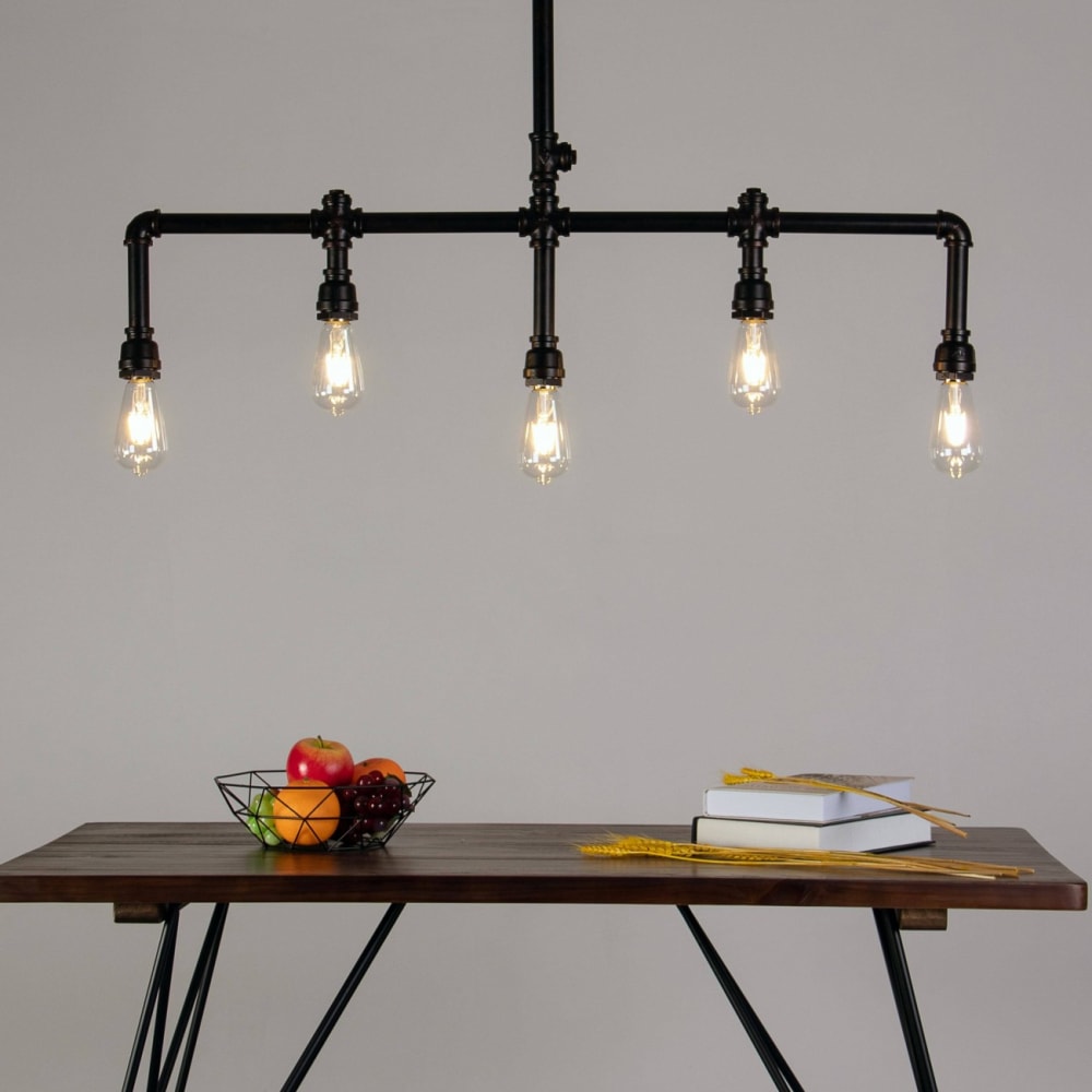 Suspension en métal marron 98 cm — vue 4